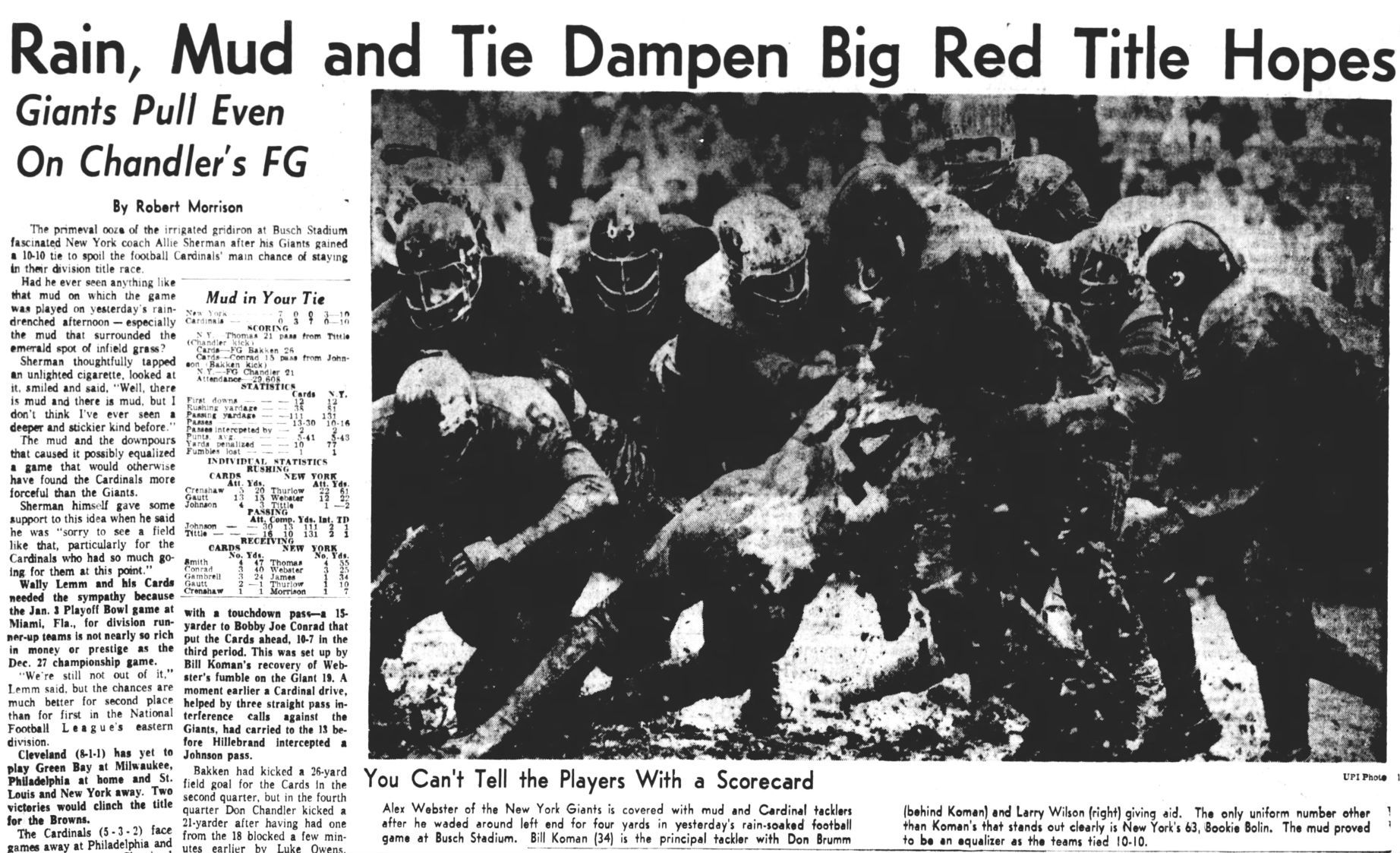 Nov. 15, 1964: The mud bowl